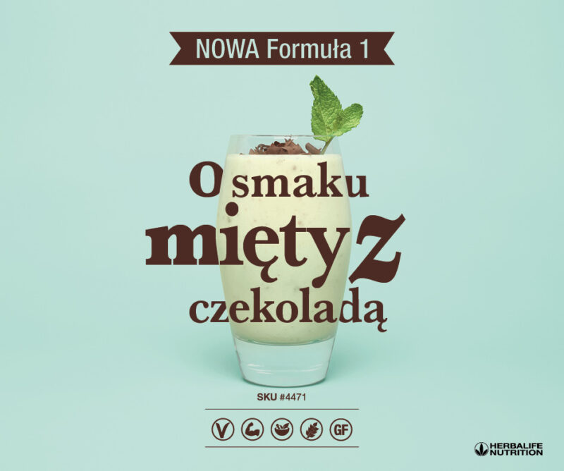 Koktajl odżywczy Mięta z Czekoladą <br>550 g - obrazek 2