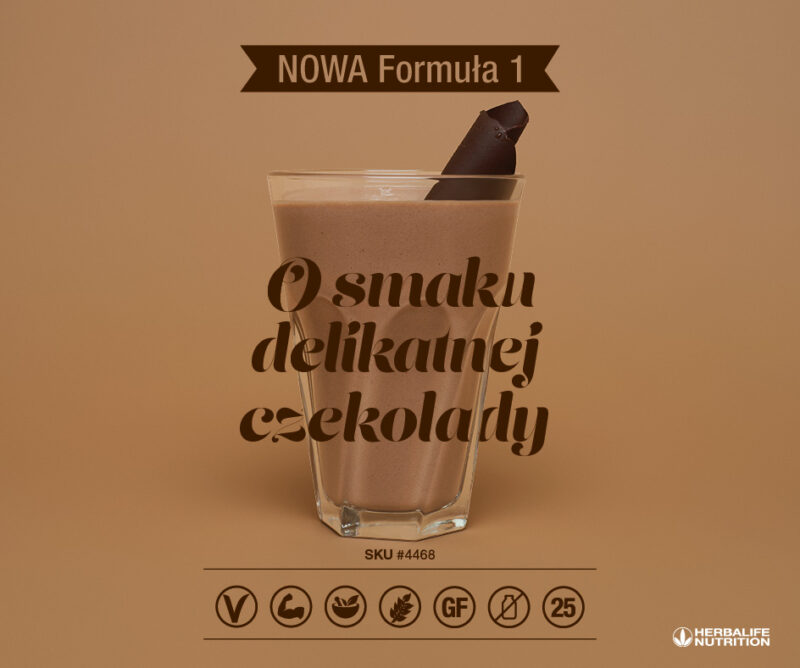 Koktajl odżywczy Delikatna Czekolada <br>550 g - obrazek 2